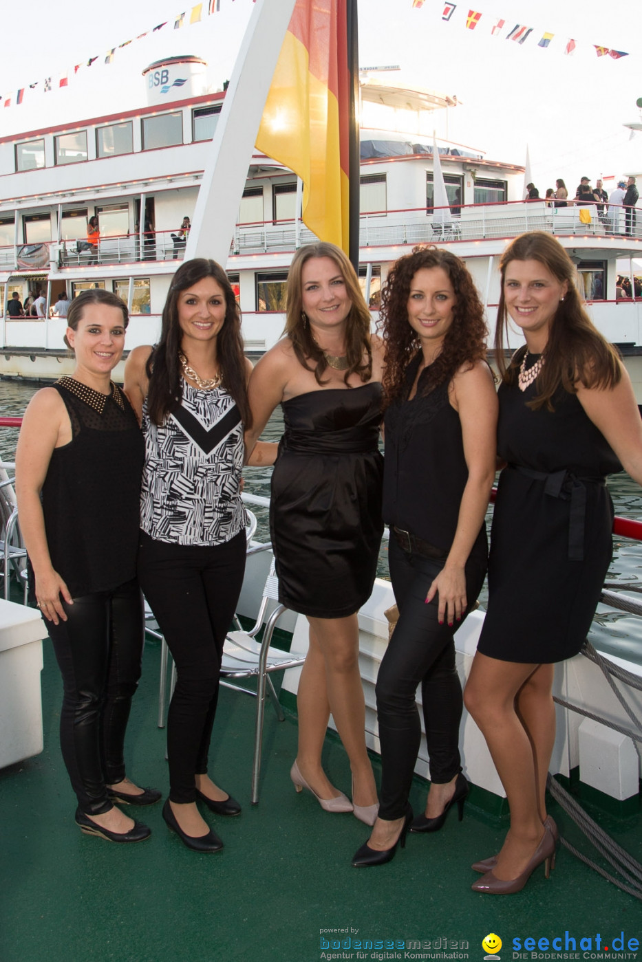 Black and White Partyschiff: Friedrichshafen am Bodensee, 30.08.2014