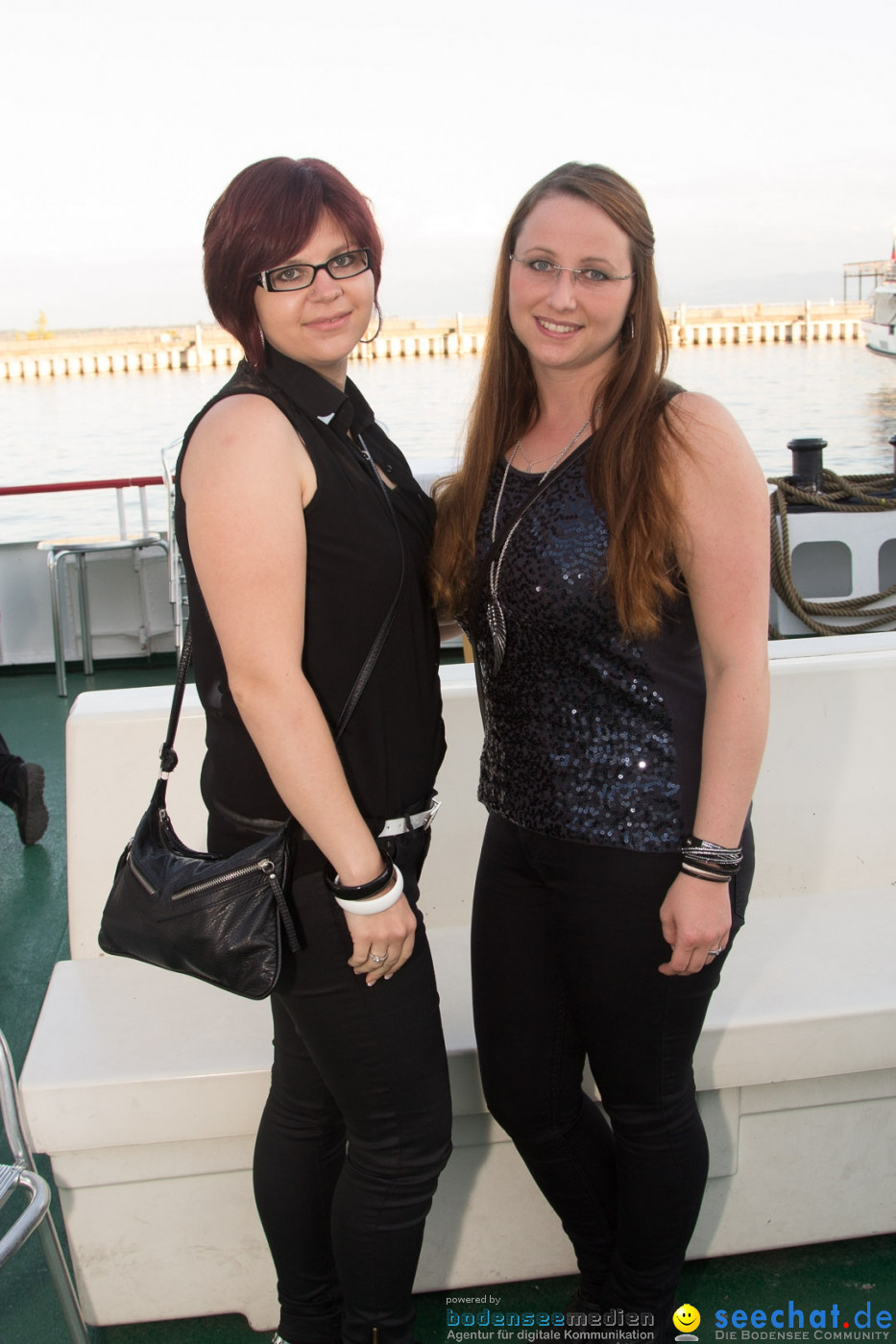 Black and White Partyschiff: Friedrichshafen am Bodensee, 30.08.2014