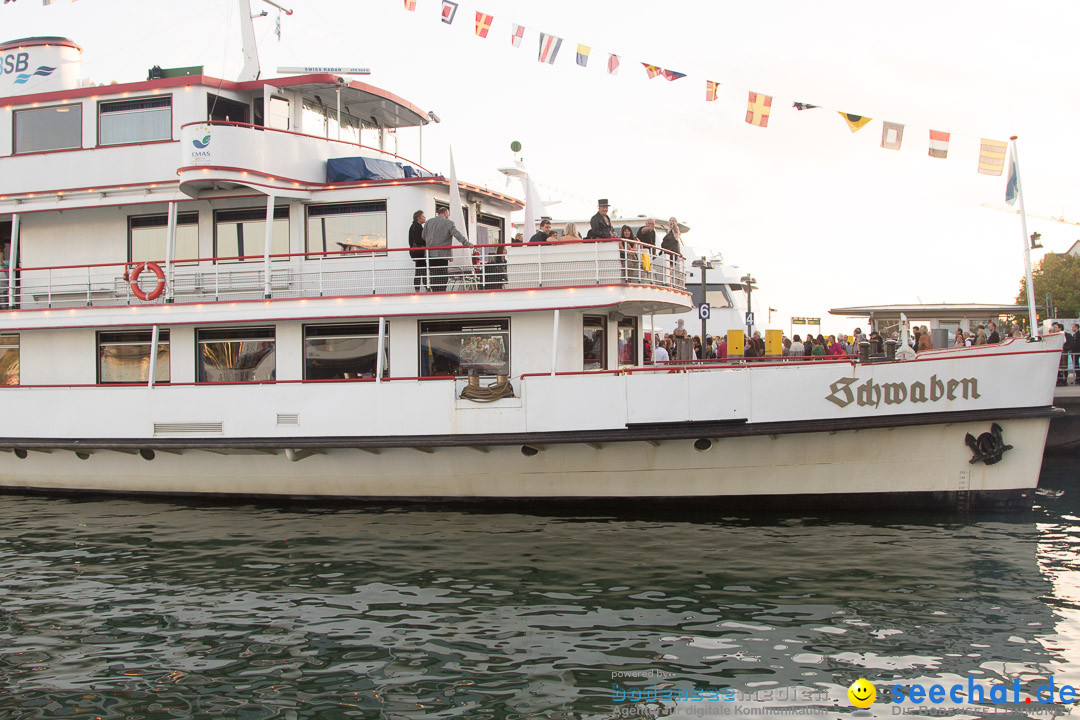 Black and White Partyschiff: Friedrichshafen am Bodensee, 30.08.2014