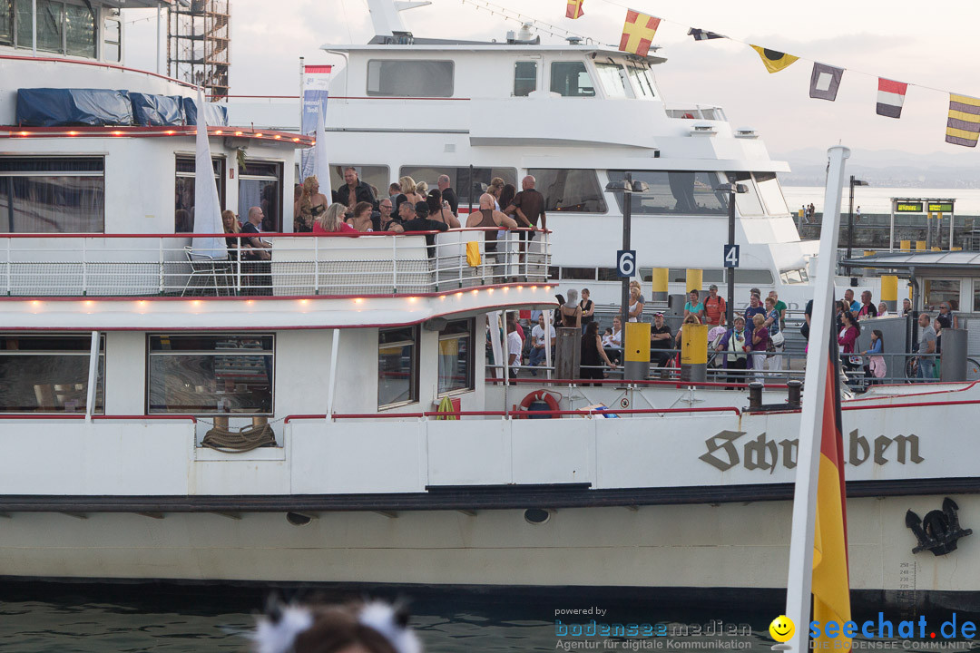 Black and White Partyschiff: Friedrichshafen am Bodensee, 30.08.2014