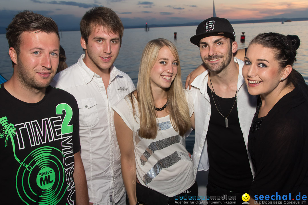 Black and White Partyschiff: Friedrichshafen am Bodensee, 30.08.2014