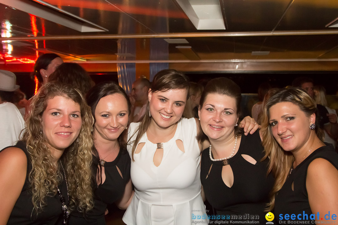 Black and White Partyschiff: Friedrichshafen am Bodensee, 30.08.2014