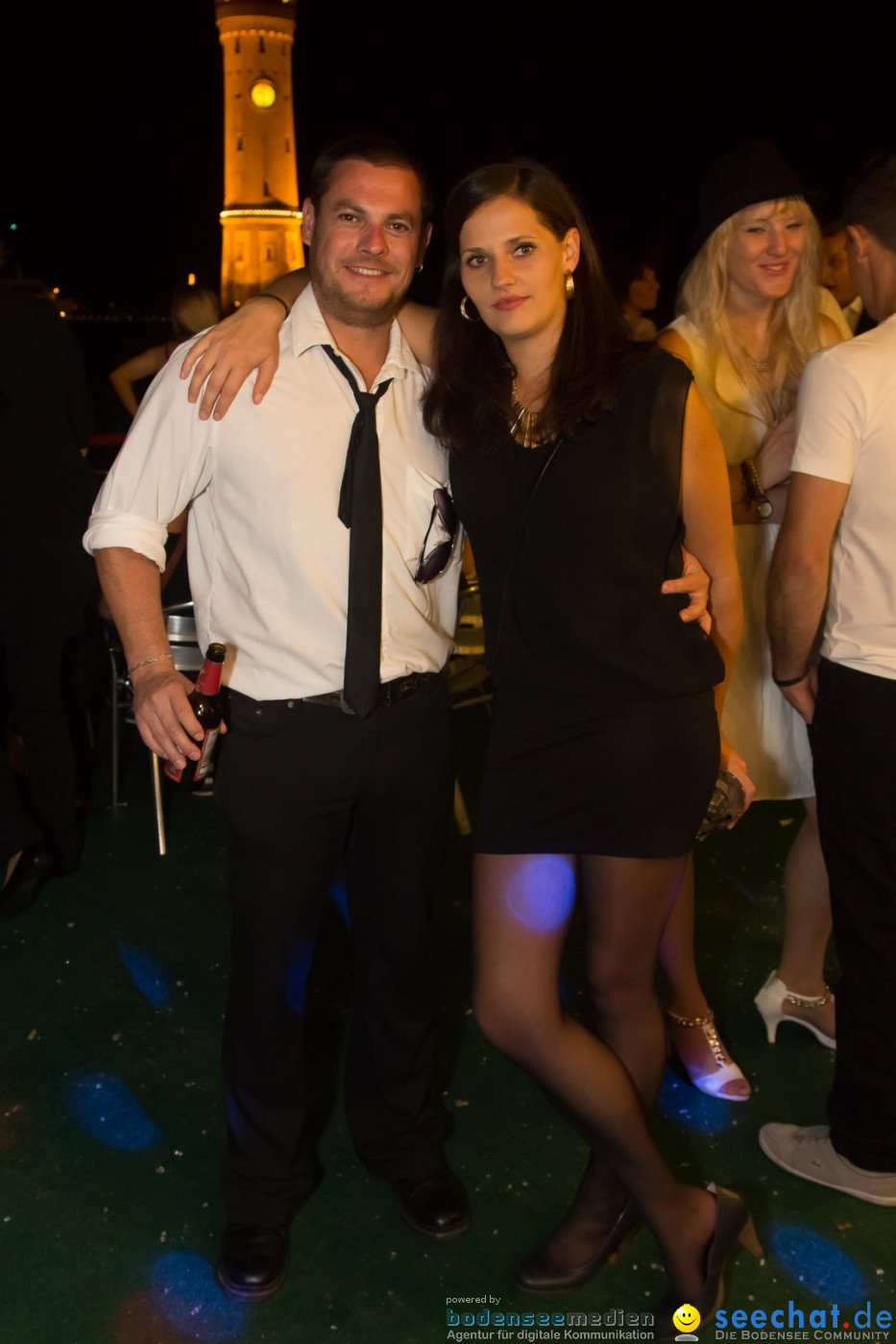 Black and White Partyschiff: Friedrichshafen am Bodensee, 30.08.2014