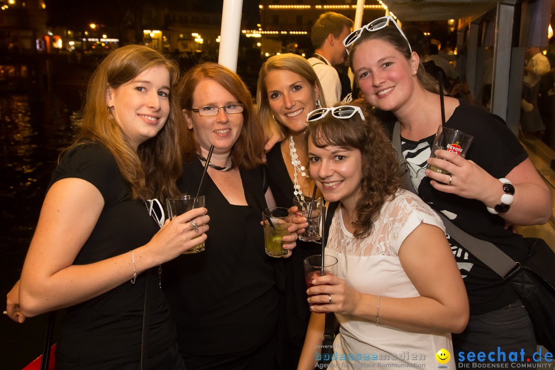 Black and White Partyschiff: Friedrichshafen am Bodensee, 30.08.2014