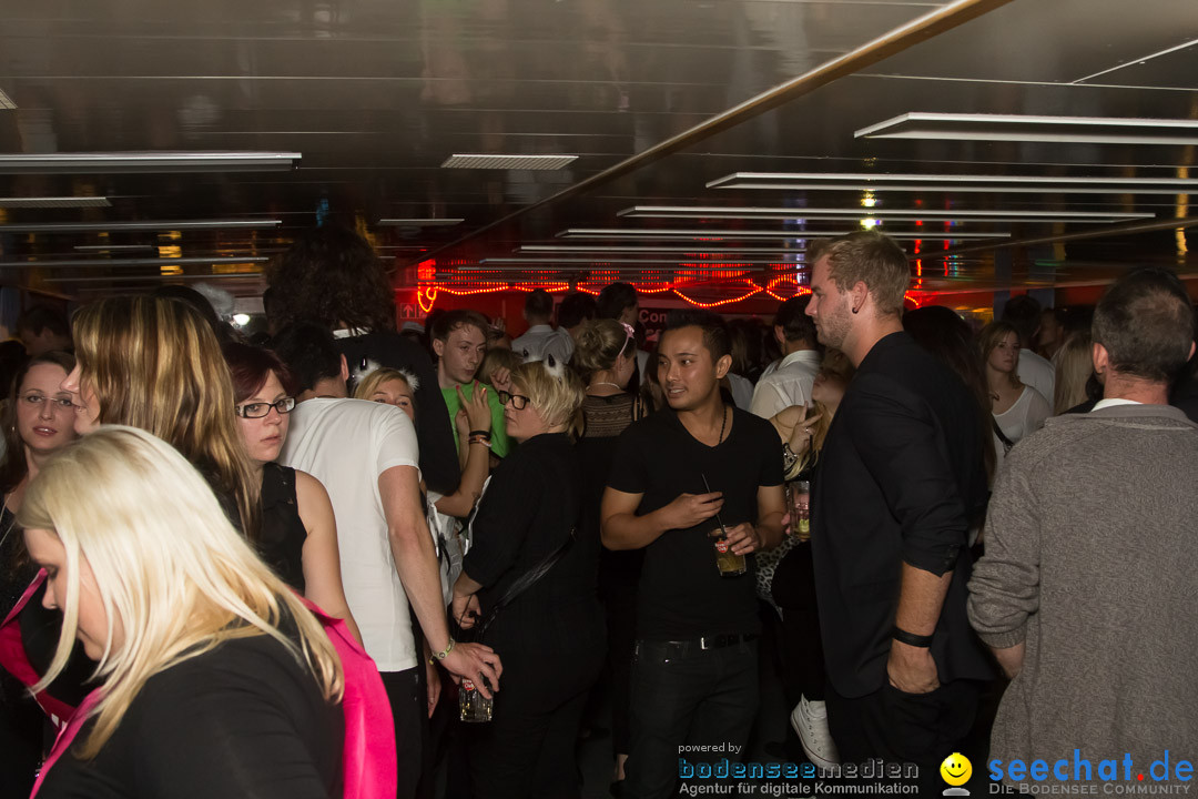 Black and White Partyschiff: Friedrichshafen am Bodensee, 30.08.2014