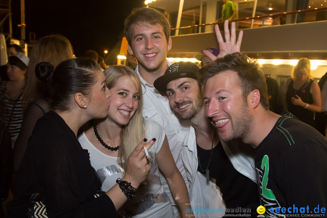 Black and White Partyschiff: Friedrichshafen am Bodensee, 30.08.2014