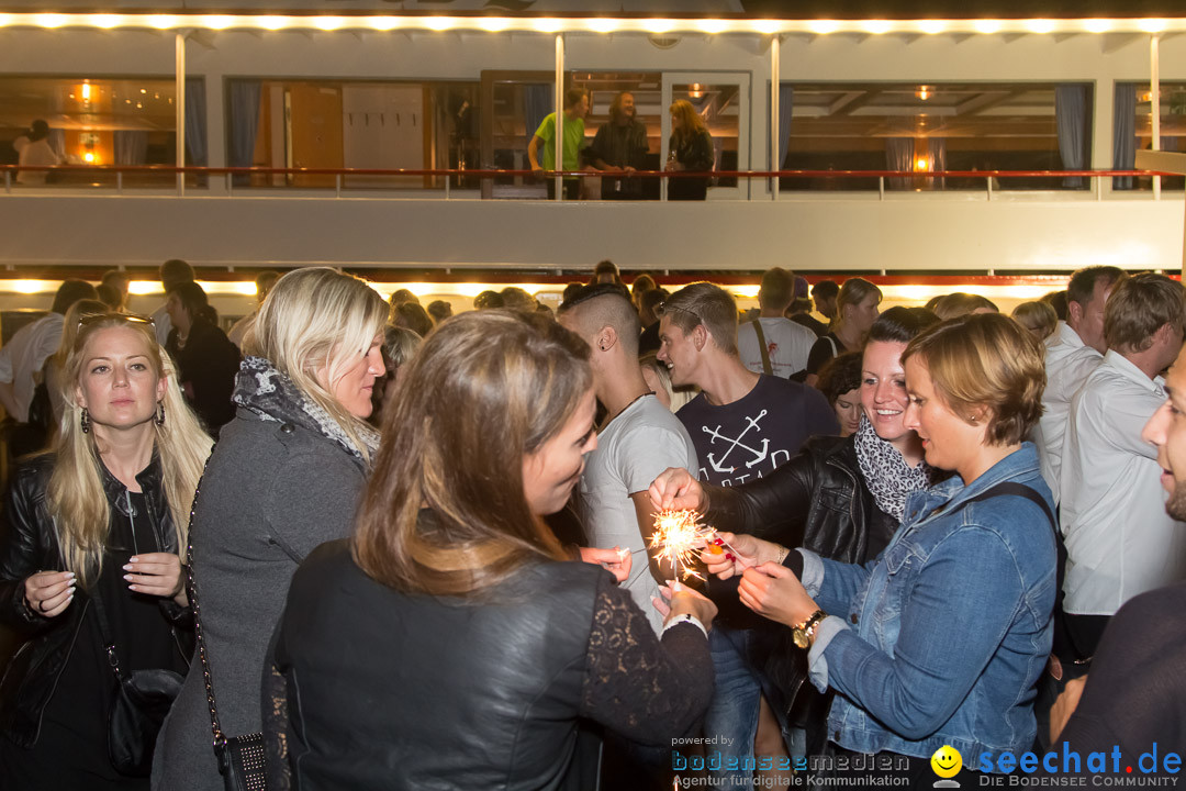 Black and White Partyschiff: Friedrichshafen am Bodensee, 30.08.2014