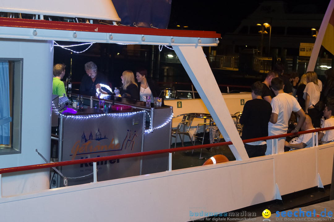 Black and White Partyschiff: Friedrichshafen am Bodensee, 30.08.2014