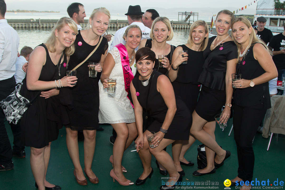 Black and White Partyschiff: Friedrichshafen am Bodensee, 30.08.2014