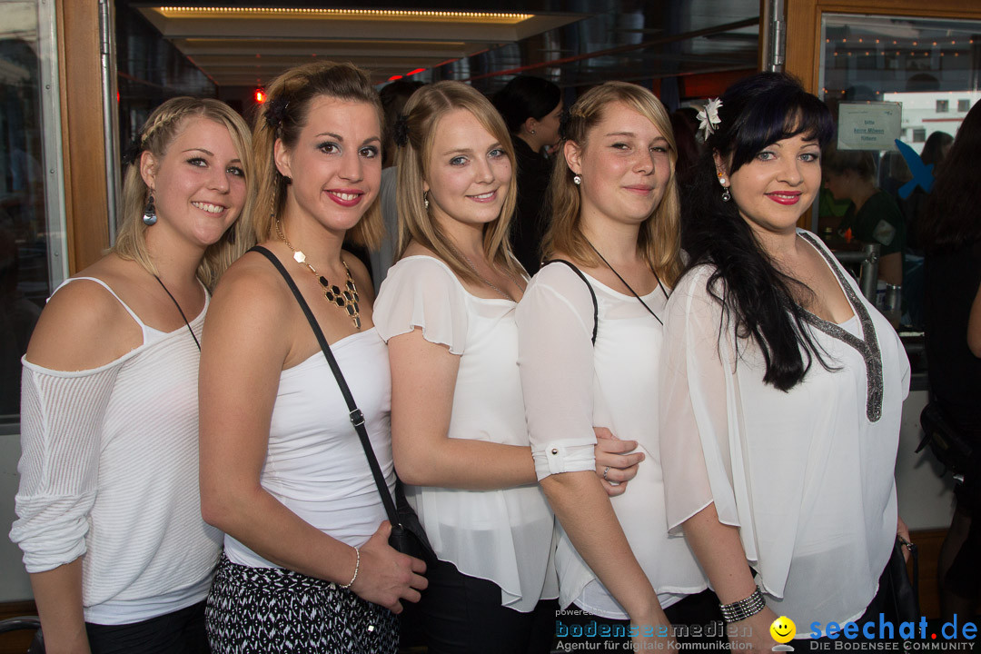 Black and White Partyschiff: Friedrichshafen am Bodensee, 30.08.2014