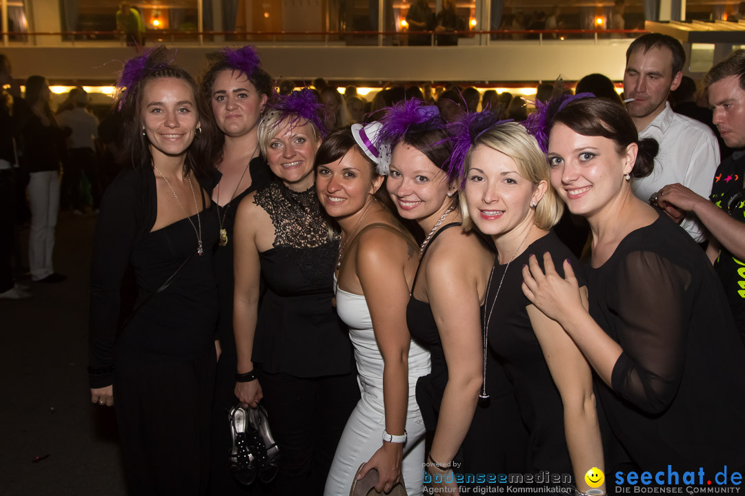 Black and White Partyschiff: Friedrichshafen am Bodensee, 30.08.2014