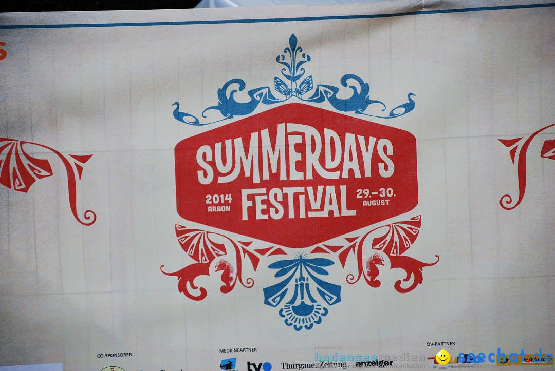 Summerdays Festival: Arbon in der Schweiz am Bodensee, 30.08.2014