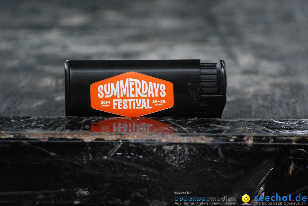 Summerdays Festival: Arbon in der Schweiz am Bodensee, 30.08.2014