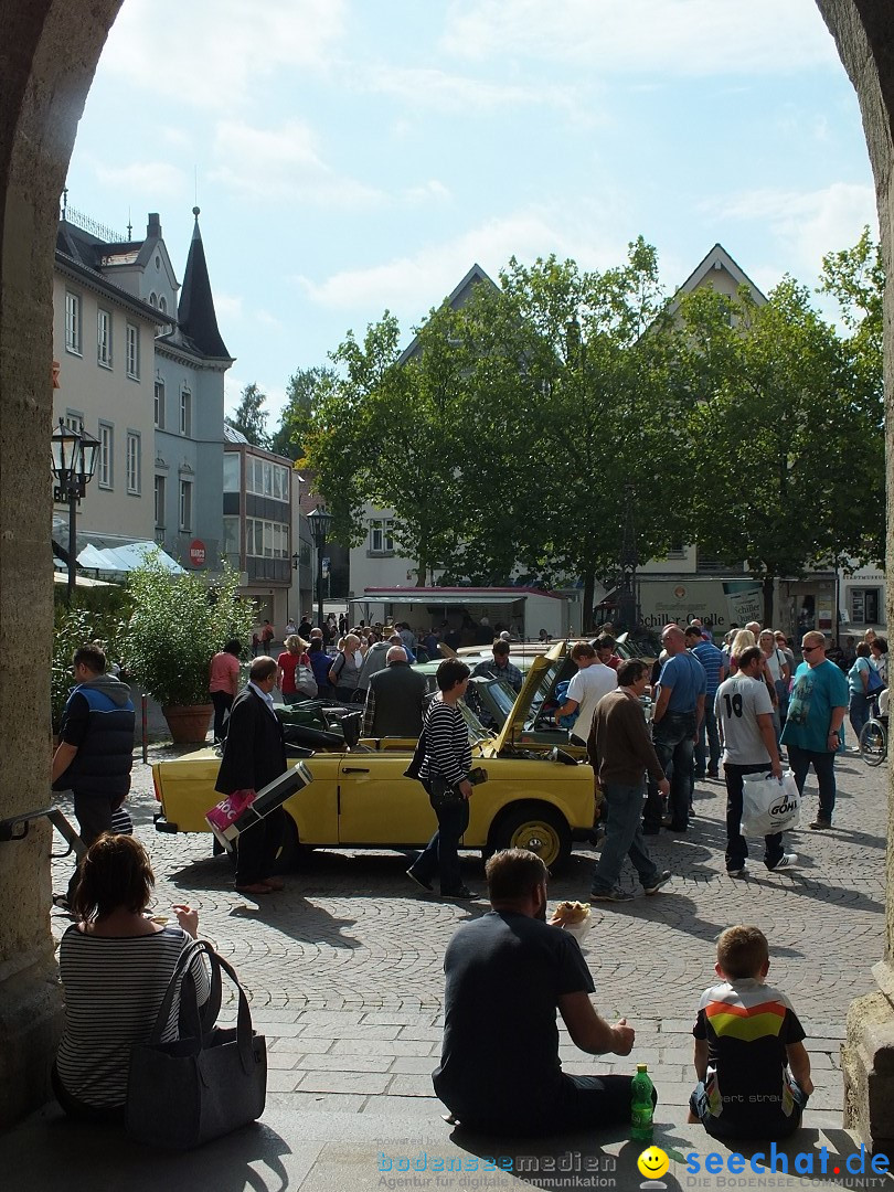 Flohmarkt und Trabbi-Treffen: Bad-Saulgau, 20.09.2014