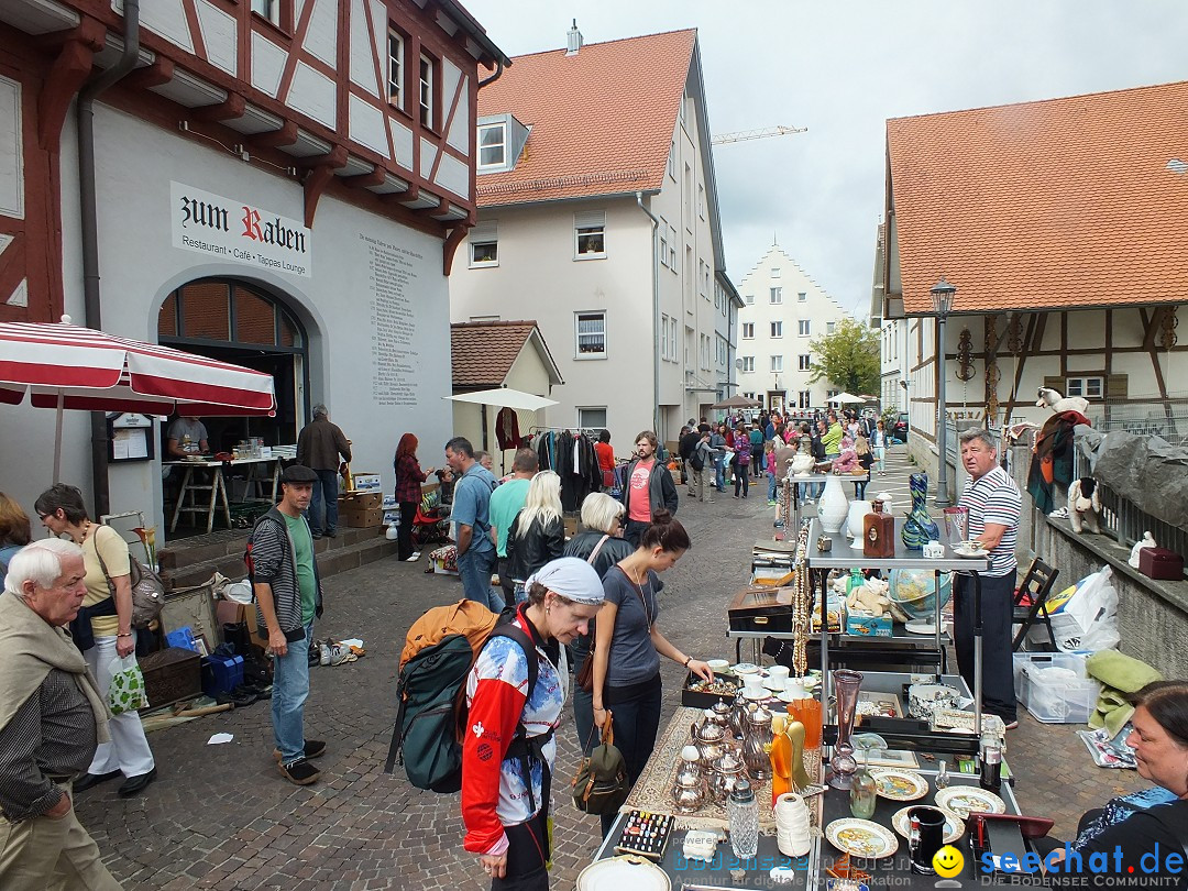 Flohmarkt und Trabbi-Treffen: Bad-Saulgau, 20.09.2014