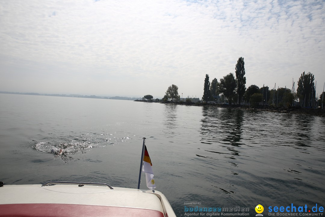 Bodenseequerung mit seechat.de Begleitboot: Maex: Friedrichshafen, 26.09.20