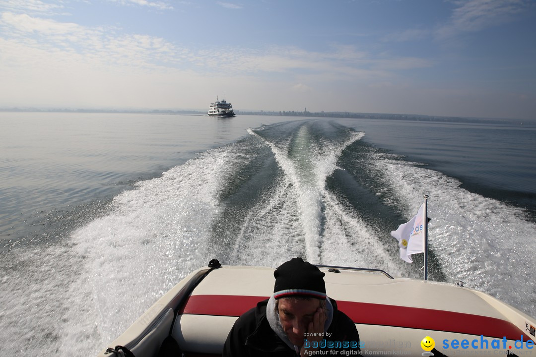 Bodenseequerung mit seechat.de Begleitboot: Maex: Friedrichshafen, 26.09.20