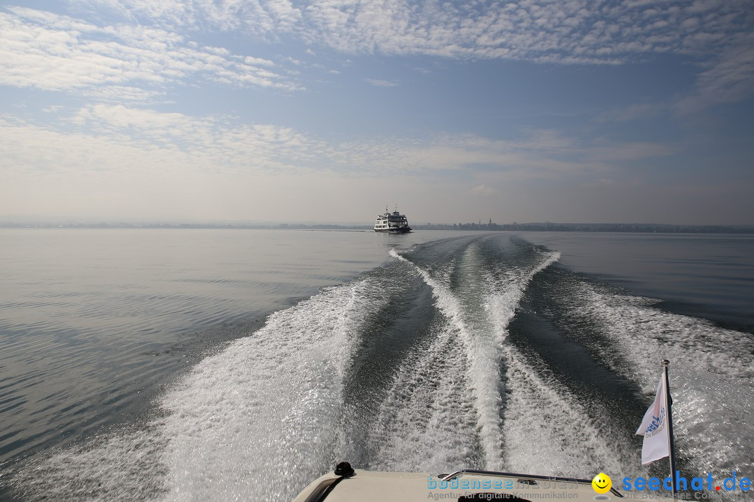 Bodenseequerung mit seechat.de Begleitboot: Maex: Friedrichshafen, 26.09.20