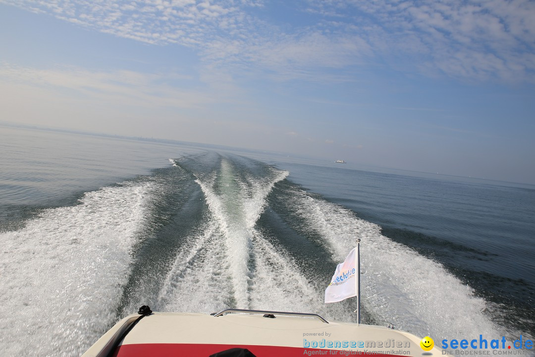 Bodenseequerung mit seechat.de Begleitboot: Maex: Friedrichshafen, 26.09.20