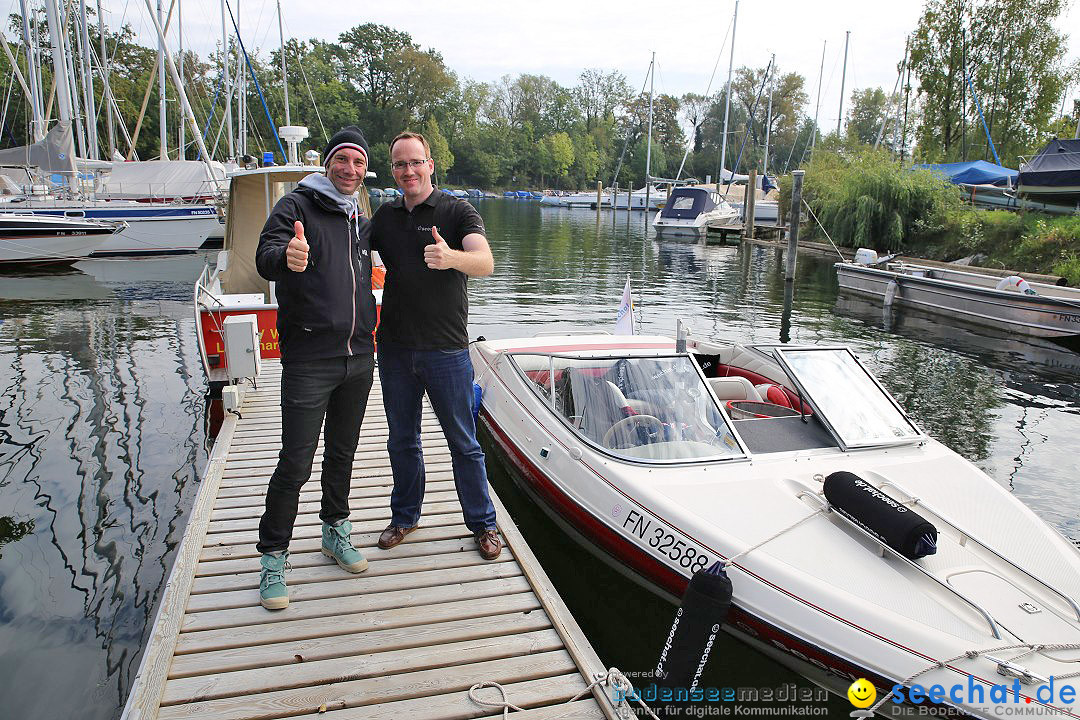 Bodenseequerung mit seechat.de Begleitboot: Maex: Friedrichshafen, 26.09.20