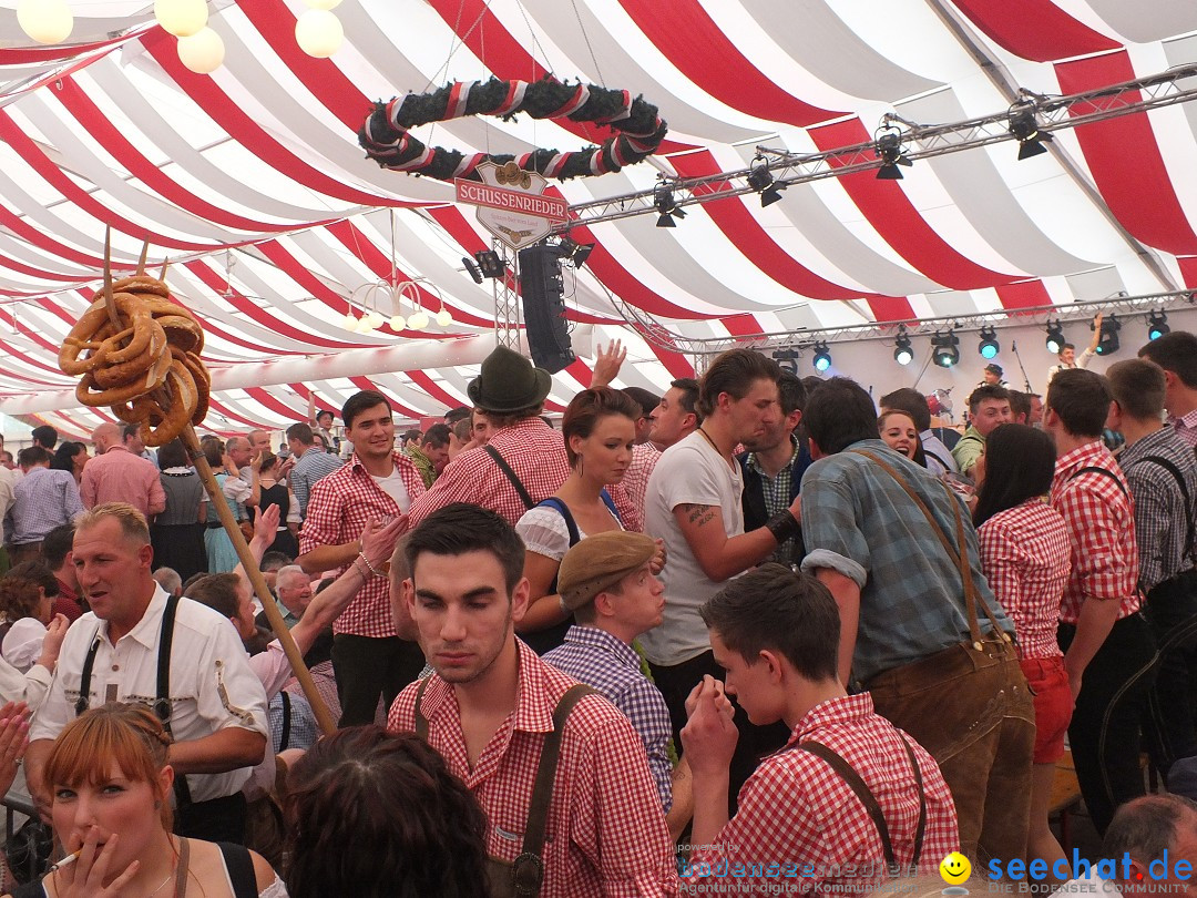 Dirndl-Weltrekord: Bad-Schussenried am Bodensee, 04.10.2014