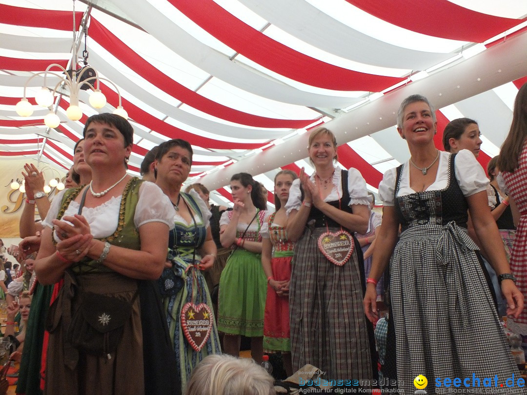 Dirndl-Weltrekord: Bad-Schussenried am Bodensee, 04.10.2014