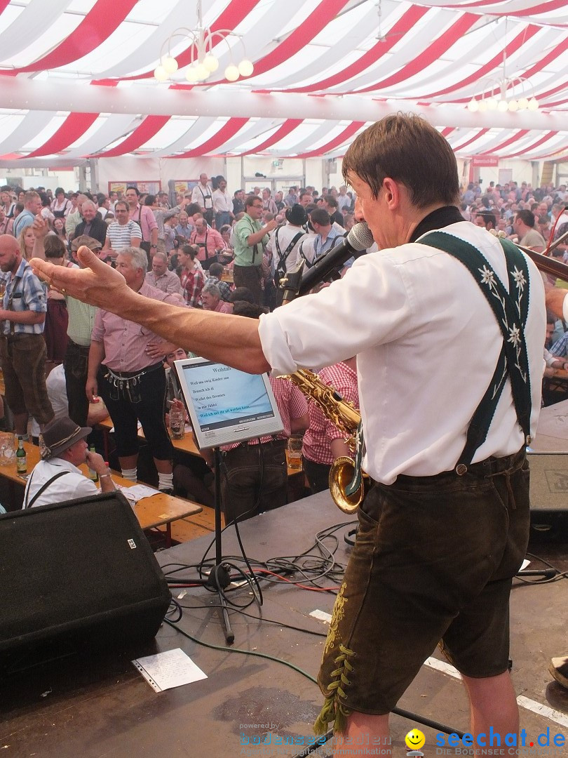 Dirndl-Weltrekord: Bad-Schussenried am Bodensee, 04.10.2014