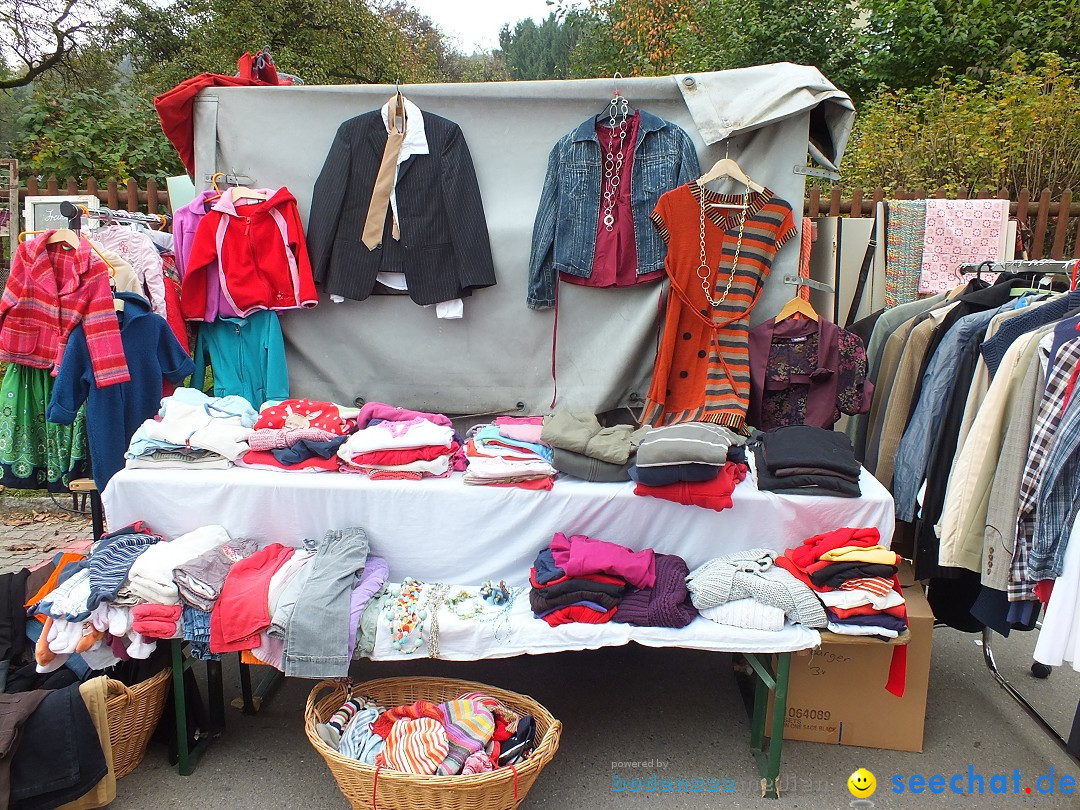 Sichelhenke - Herbstflohmarkt: Otterswang am Bodensee, 11.10.2014