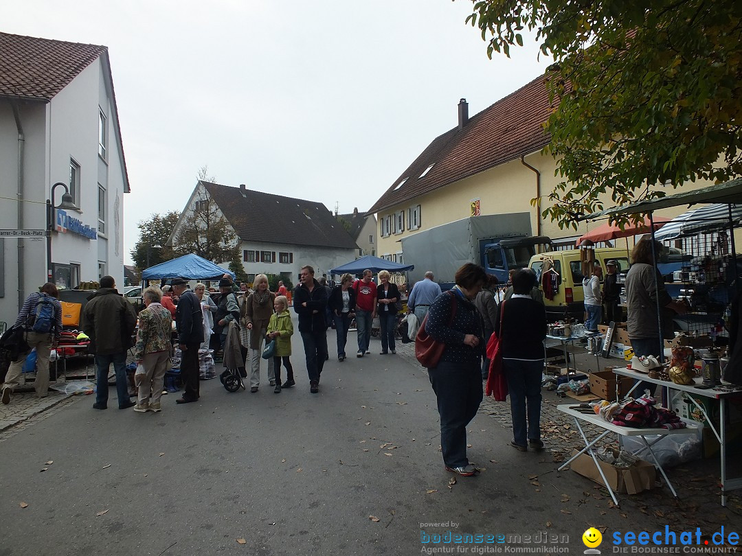 Sichelhenke - Herbstflohmarkt: Otterswang am Bodensee, 11.10.2014