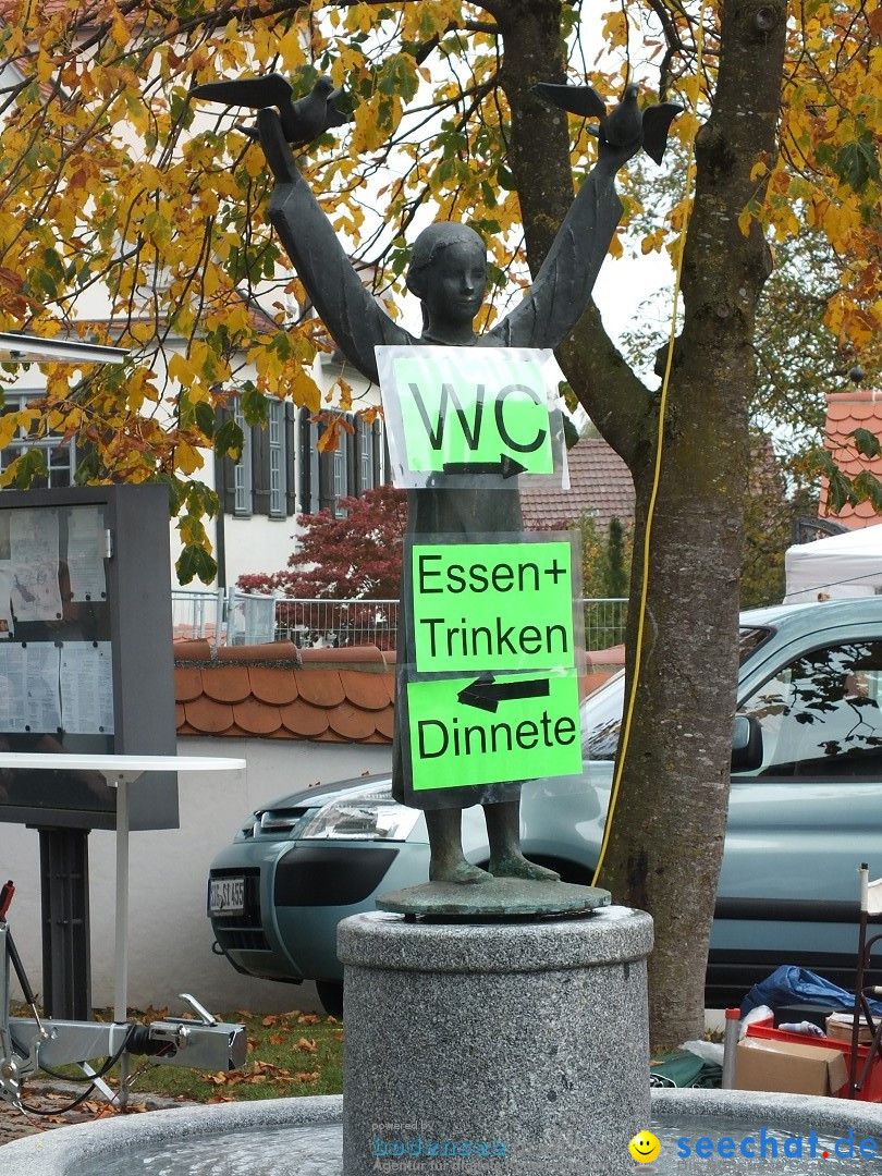 Sichelhenke - Herbstflohmarkt: Otterswang am Bodensee, 11.10.2014