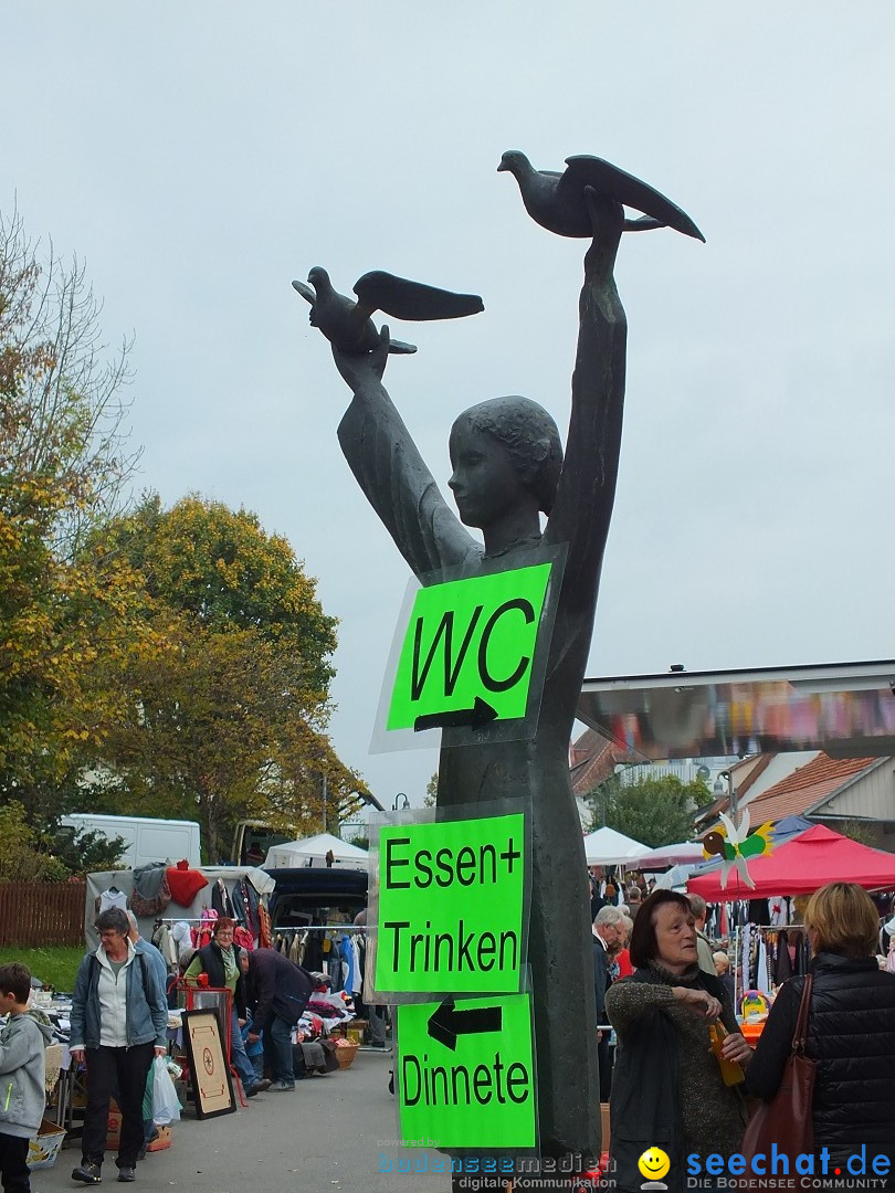 Sichelhenke - Herbstflohmarkt: Otterswang am Bodensee, 11.10.2014