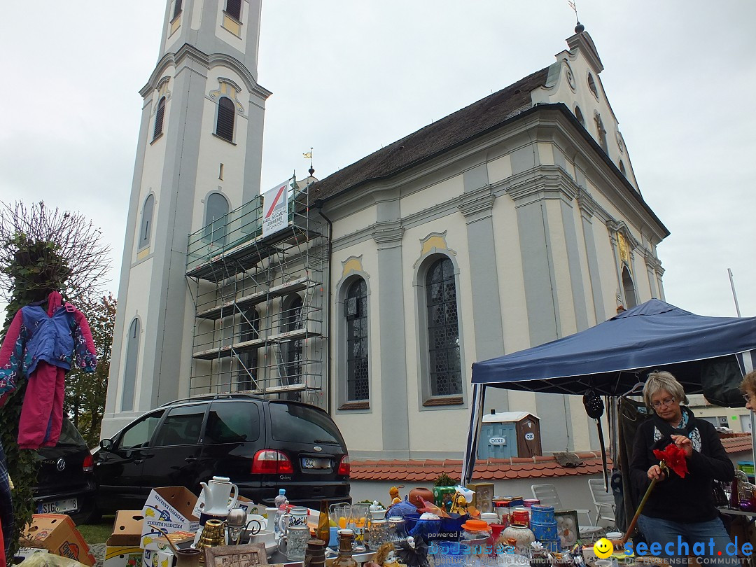 Sichelhenke - Herbstflohmarkt: Otterswang am Bodensee, 11.10.2014