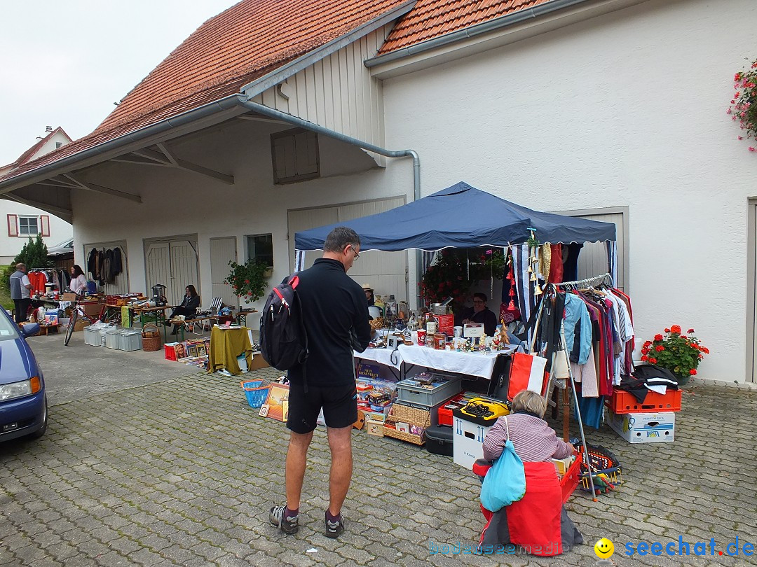 Sichelhenke - Herbstflohmarkt: Otterswang am Bodensee, 11.10.2014