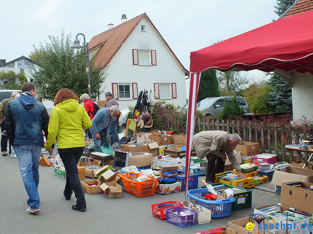 Sichelhenke - Herbstflohmarkt: Otterswang am Bodensee, 11.10.2014