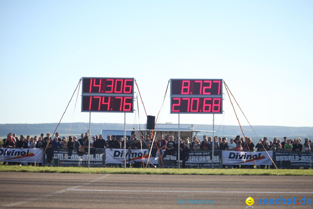 Flugplatzblasen - Beschleunigungsrennensport: Aalen, 19.10.2014