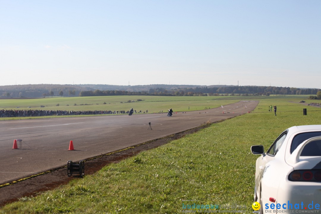 Flugplatzblasen - Beschleunigungsrennensport: Aalen, 19.10.2014