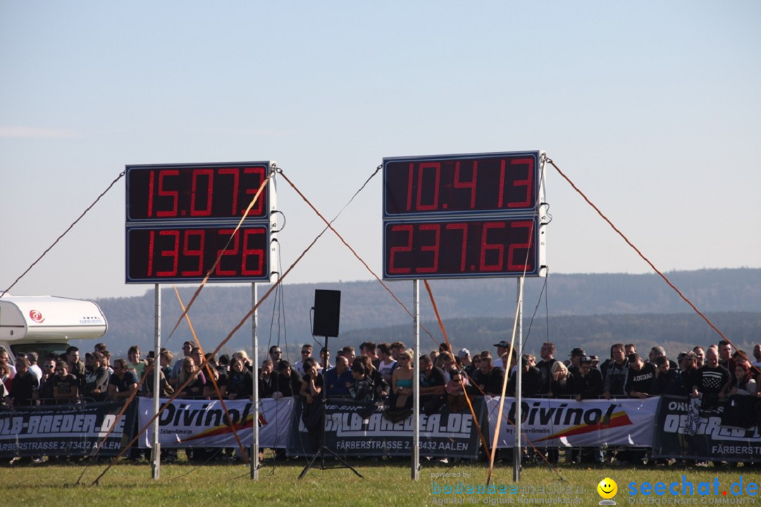 Flugplatzblasen - Beschleunigungsrennensport: Aalen, 19.10.2014