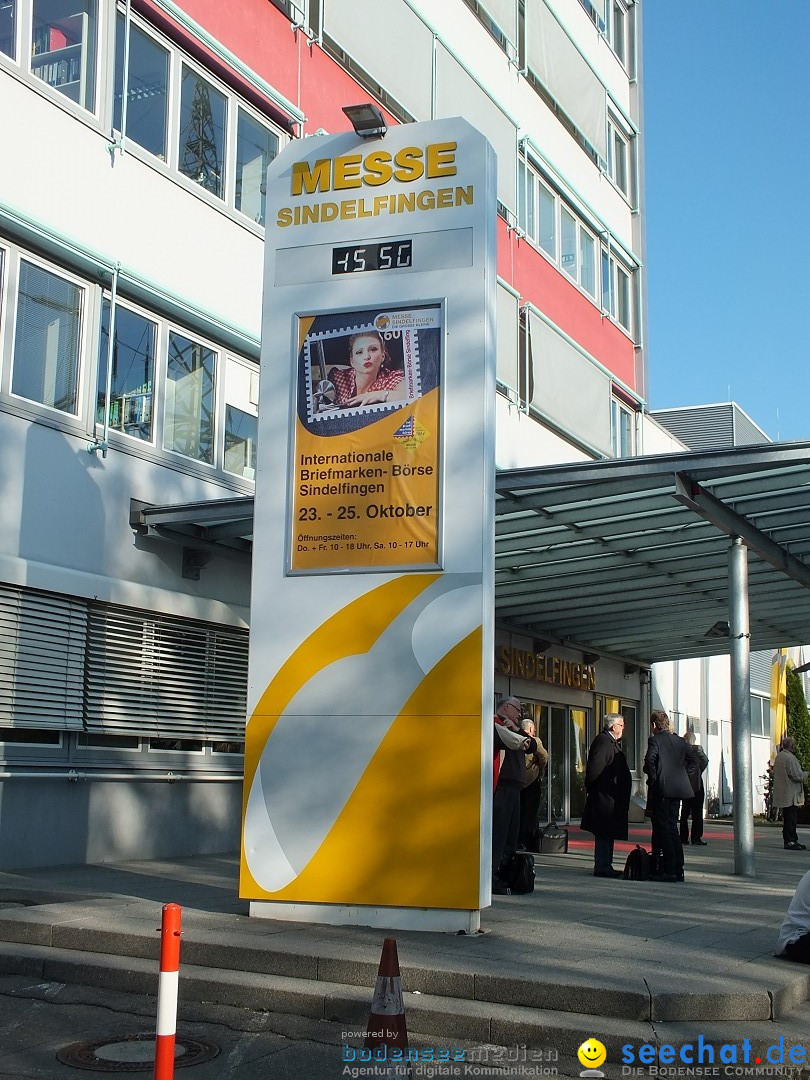 Briefmarkenmesse: Sindelfingen bei Stuttgart, 24.10.2014