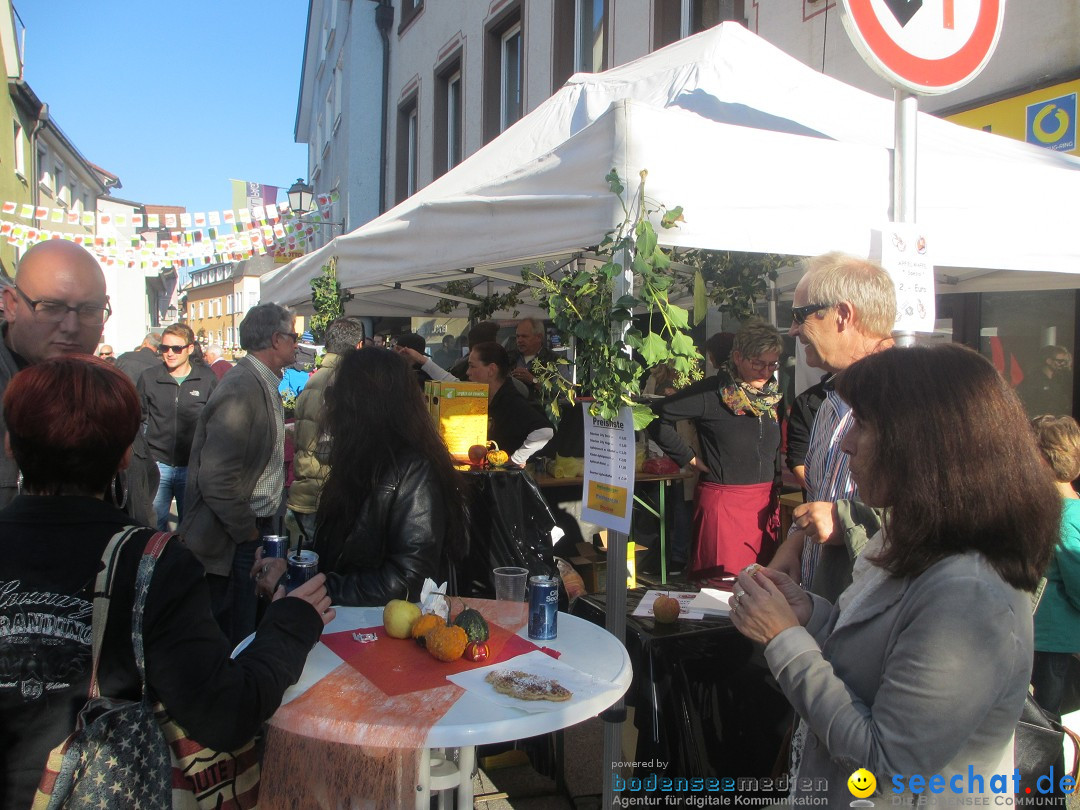 Verkaufsoffener Sonntag mit Apfelfest: Stockach am Bodensee, 26.10.2014