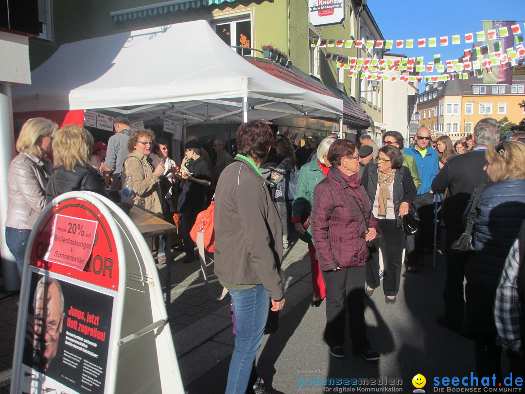 Verkaufsoffener Sonntag mit Apfelfest: Stockach am Bodensee, 26.10.2014