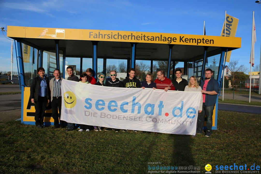 2. SEECHAT.DE Verkehrssicherheitstag auf der ADAC-Anlage: Kempten, 22.11.14