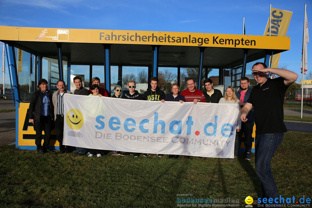 2. SEECHAT.DE Verkehrssicherheitstag auf der ADAC-Anlage: Kempten, 22.11.14