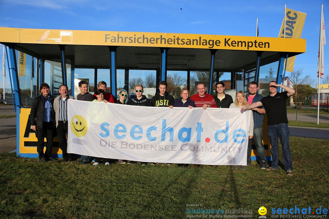 2. SEECHAT.DE Verkehrssicherheitstag auf der ADAC-Anlage: Kempten, 22.11.14