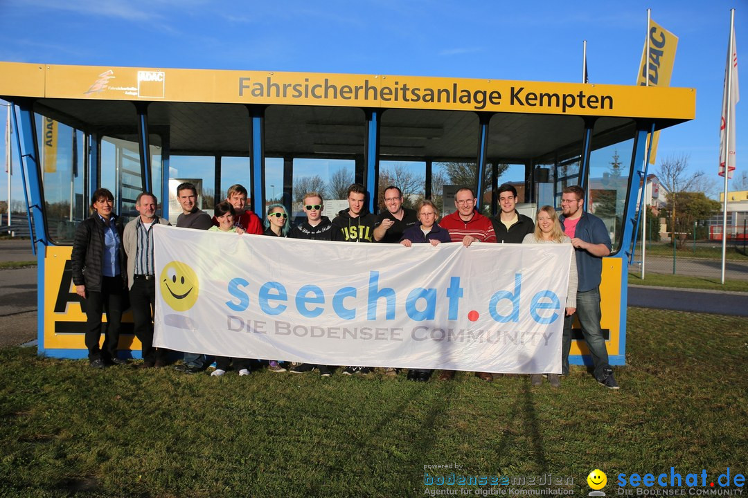 2. SEECHAT.DE Verkehrssicherheitstag auf der ADAC-Anlage: Kempten, 22.11.14