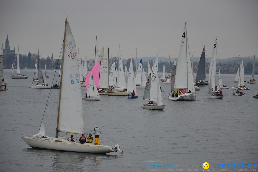 Segelregatta - DIE EISERNE: Konstanz am Bodensee, 29.11.2014