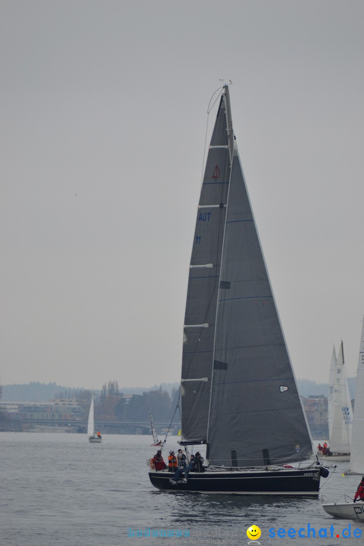 Segelregatta - DIE EISERNE: Konstanz am Bodensee, 29.11.2014