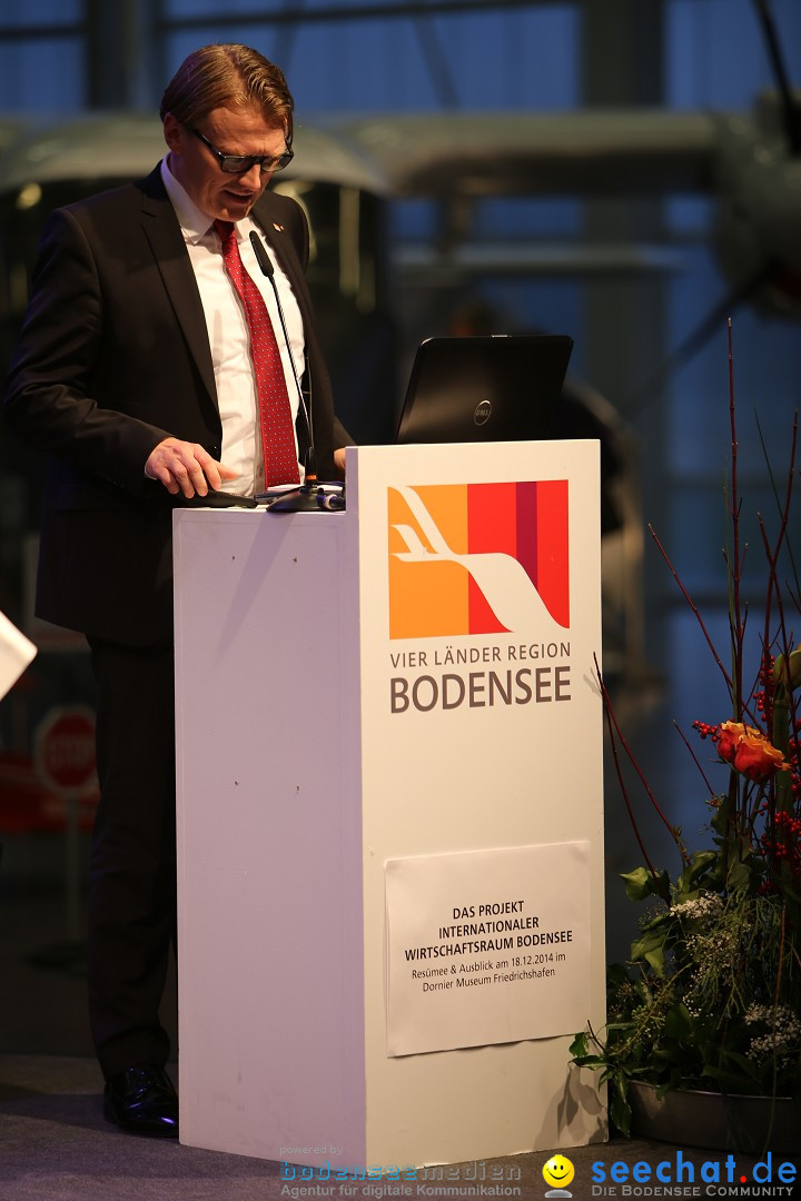 INTERNATIONALER WIRTSCHAFTSRAUM BODENSEE: Friedrichshafen, 18.12.2014