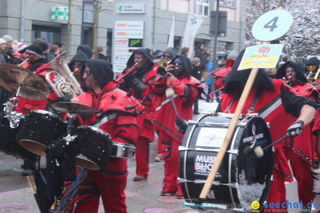 Faschingsumzug mit Motto: Weisch no - Gossau SG, Schweiz, 25.01.2015