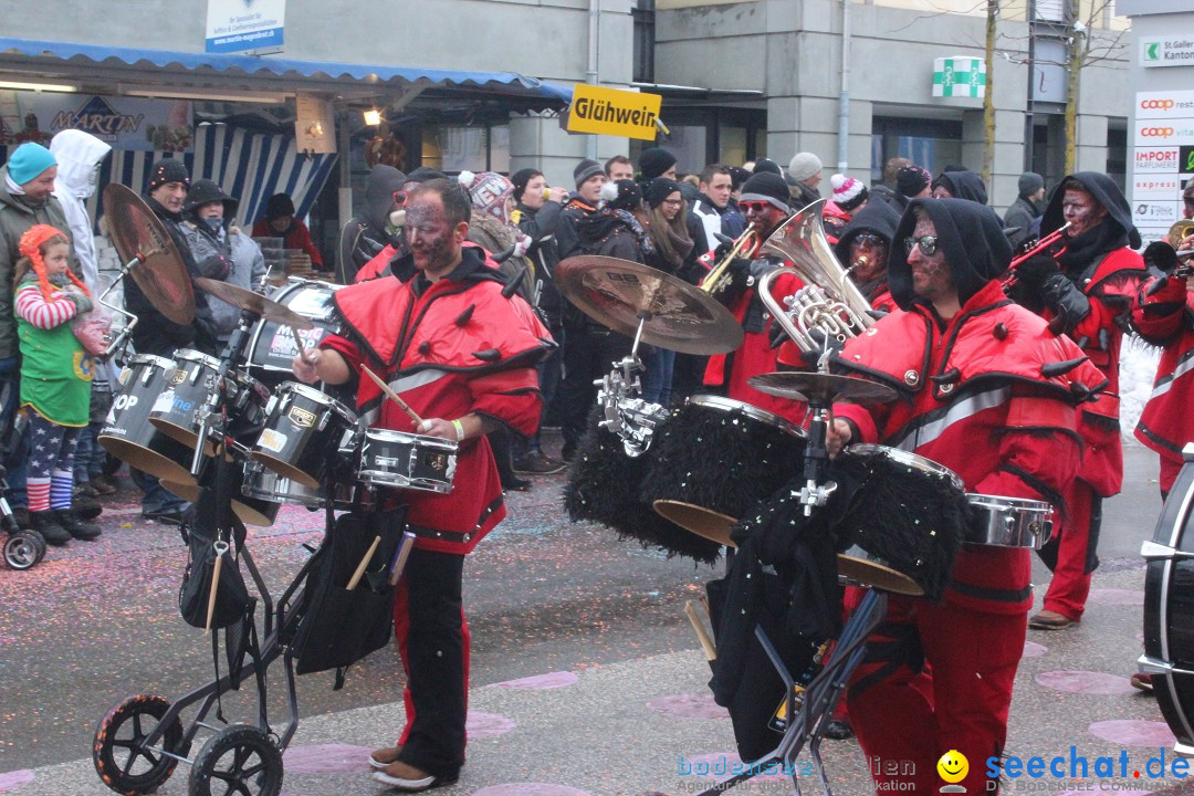 Faschingsumzug mit Motto: Weisch no - Gossau SG, Schweiz, 25.01.2015