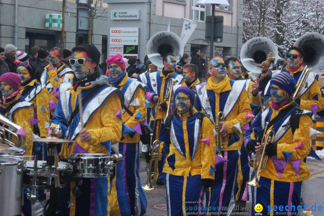 Faschingsumzug mit Motto: Weisch no - Gossau SG, Schweiz, 25.01.2015